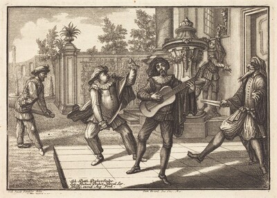 Scaramouche Distracts Pantalon