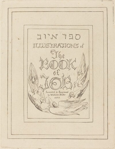 Title-Page of the Engraved Illustrations to the Book of Job