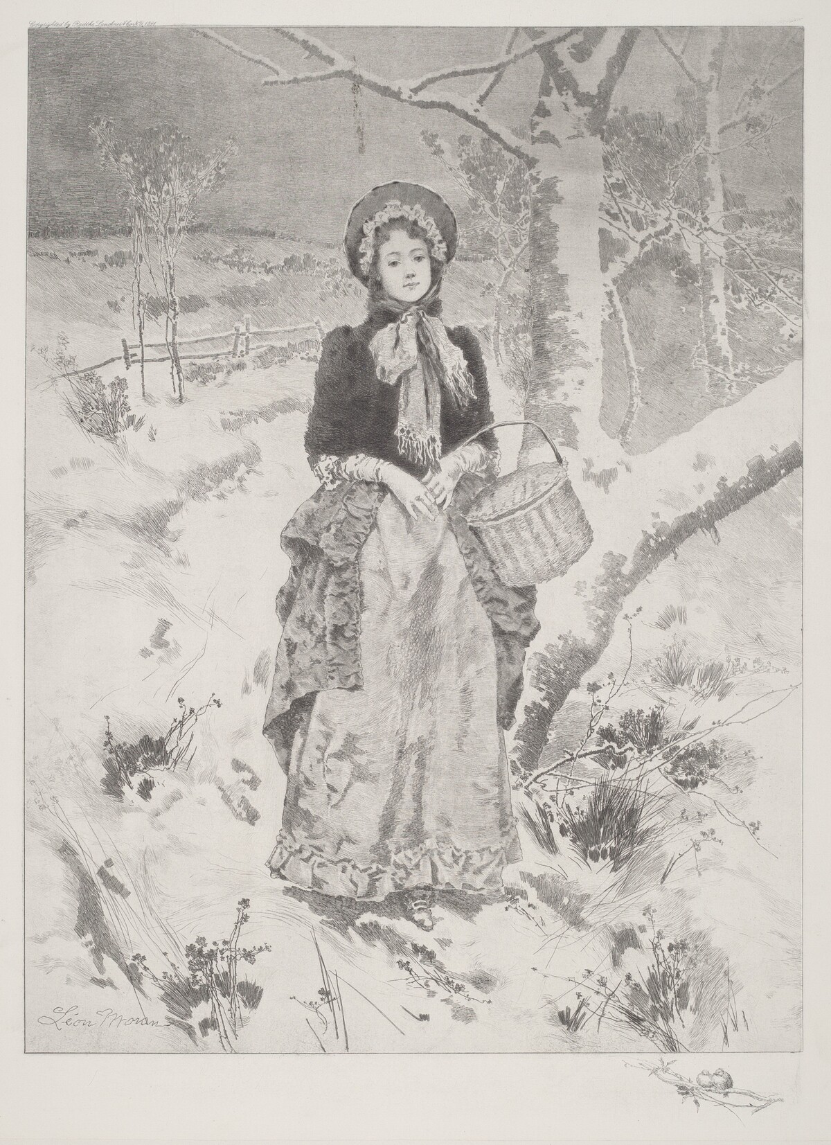 Girl in Peasant Costume by Leon Moran