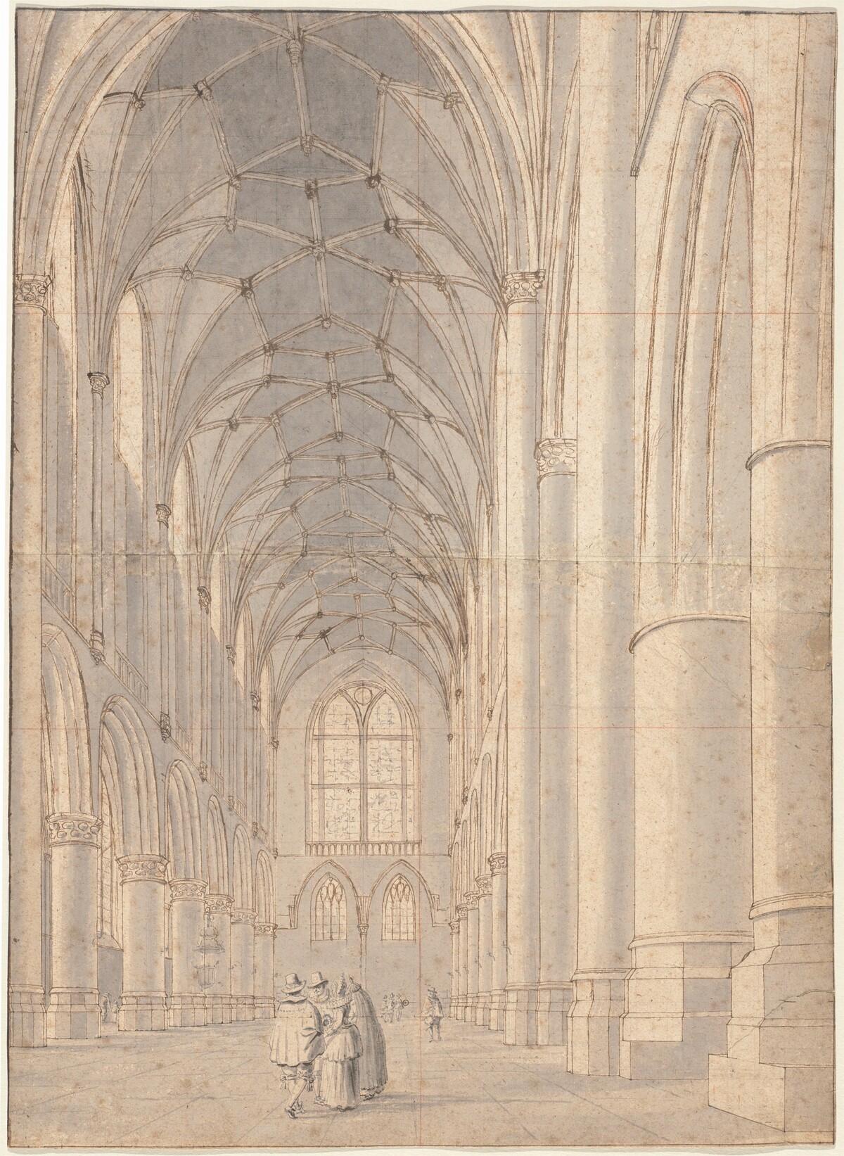 Interior of Saint Bavo's Church, Haarlem by Pieter Jansz Saenredam