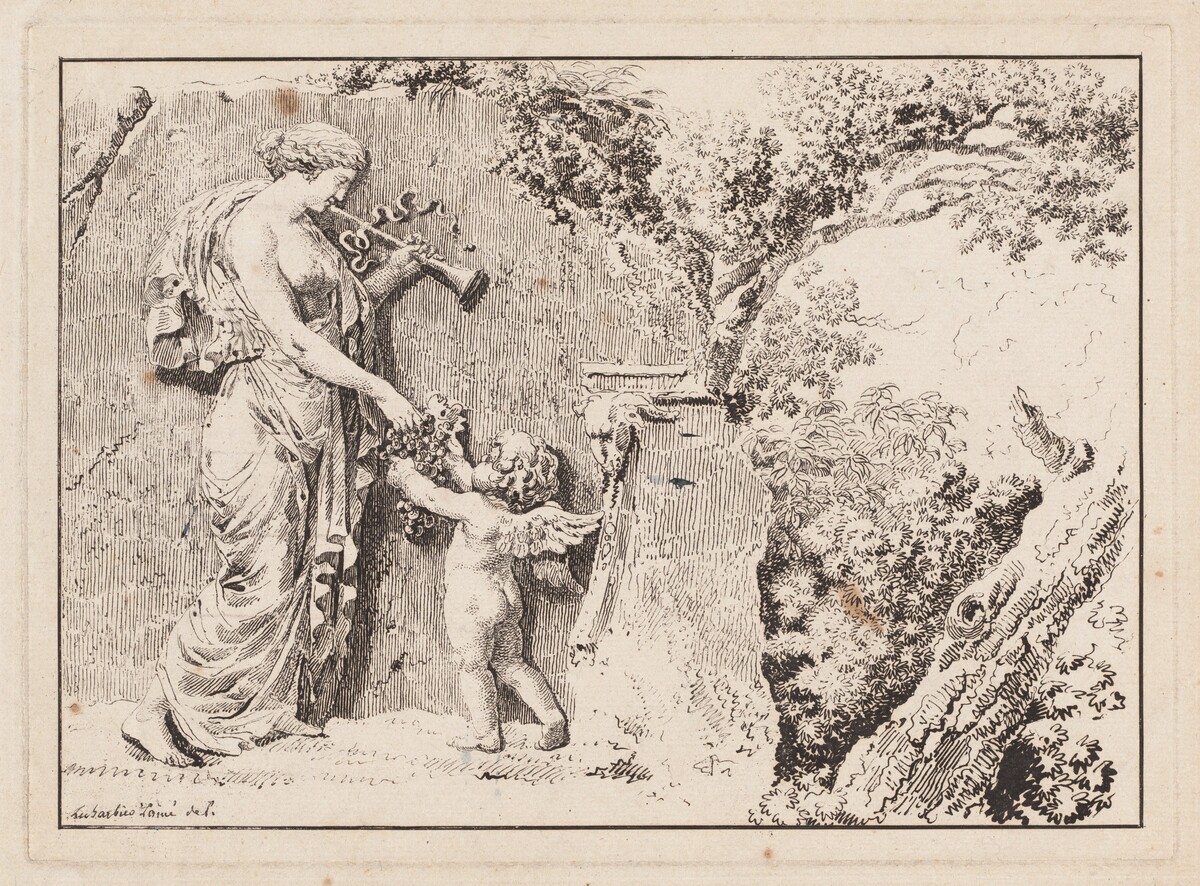 Composition with Figural Relief by Jean-Jacques-François Le Barbier I