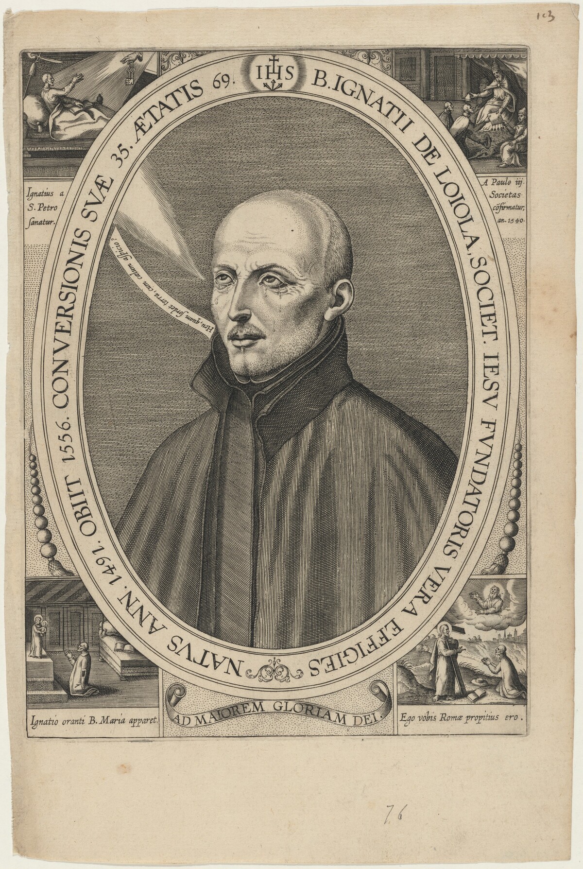 Saint Ignatius de Loyola by Unknown Artist