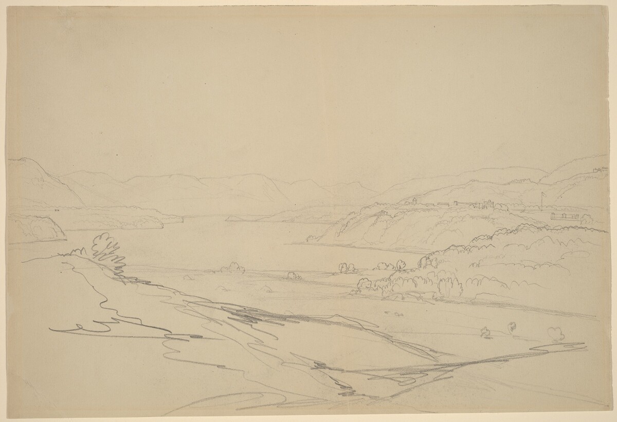 West Point from Storm King by Attributed to John William Casilear