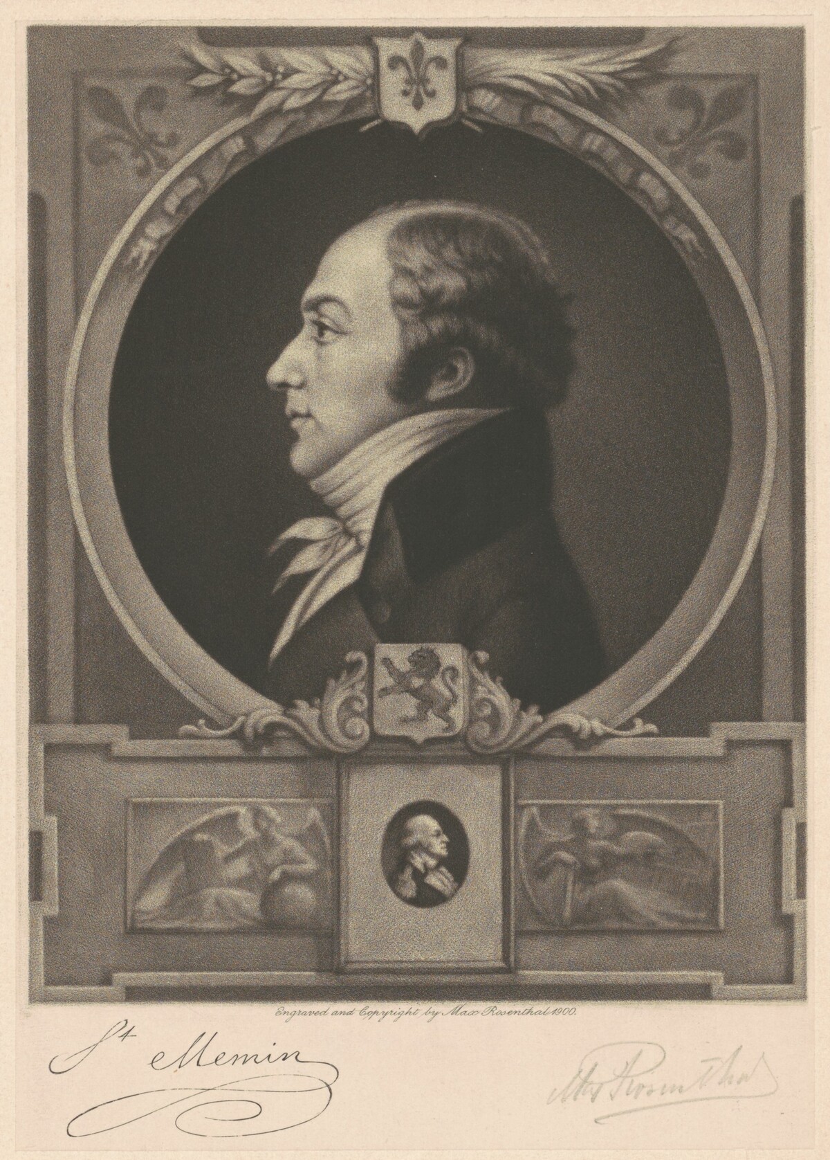 Charles Balthazar Julien Févret de Saint-Mémin by Max Rosenthal, after Charles B.J. Févret de Saint-Mémin