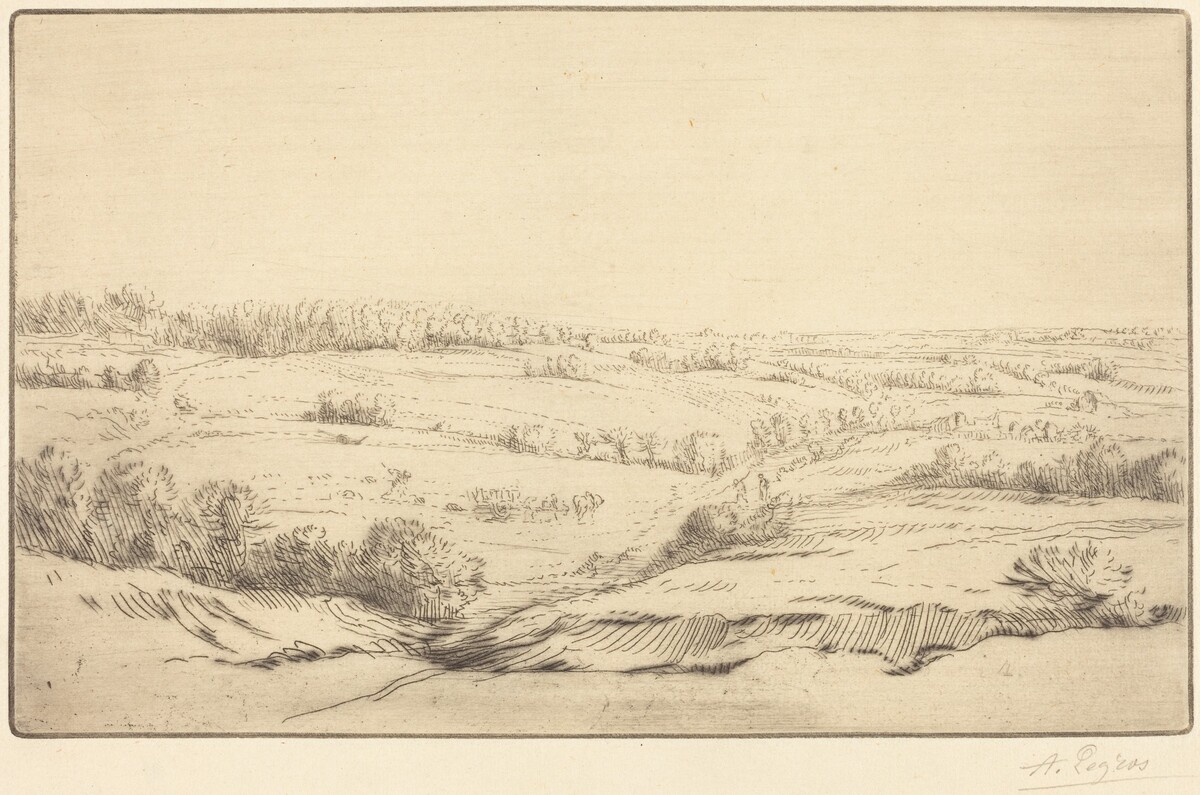 Plain (La plaine) by Alphonse Legros