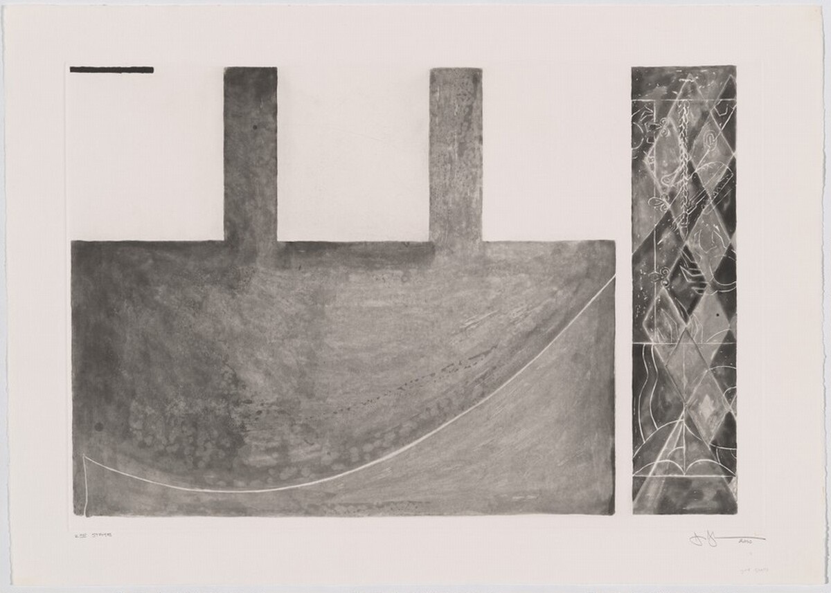 Untitled [state proof of 2nd state] by Jasper Johns
