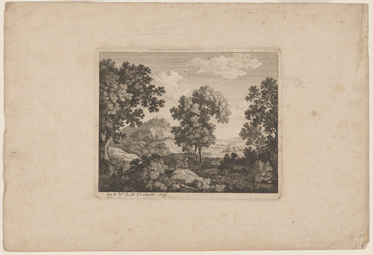 Landscape with Travellers by Smith of Chichester, John and George