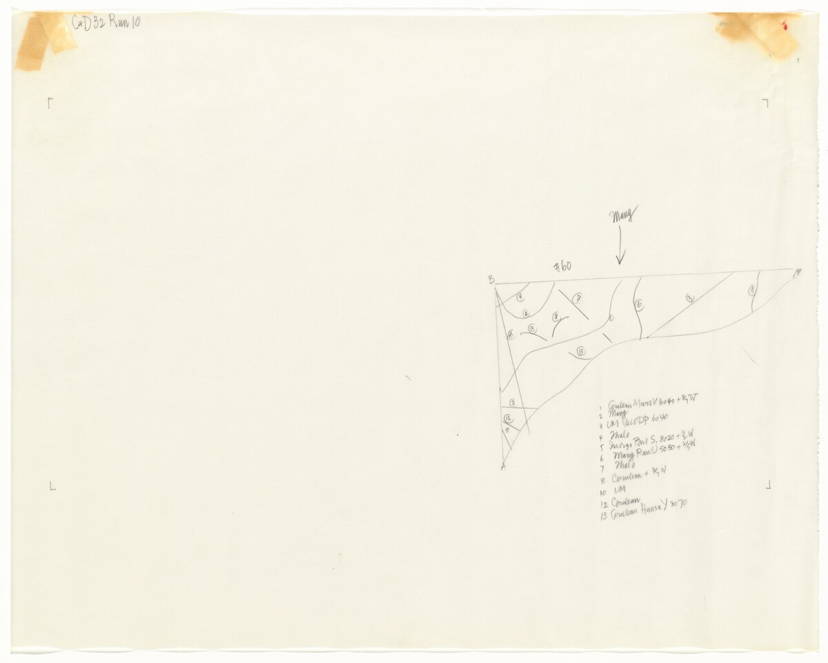 Tracing for Changes and Disappearances #32 (10 of 11) by John Cage