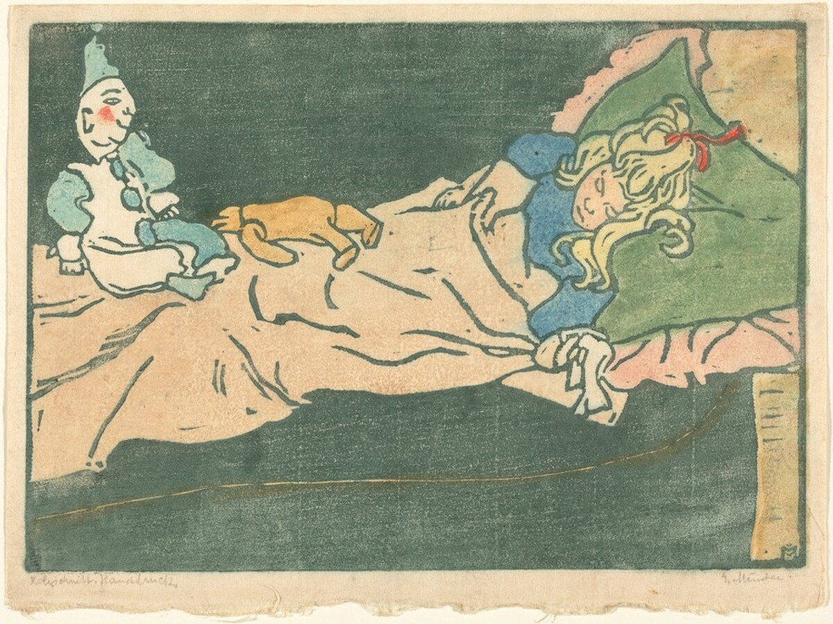 Sleeping Child by Gabriele Münter