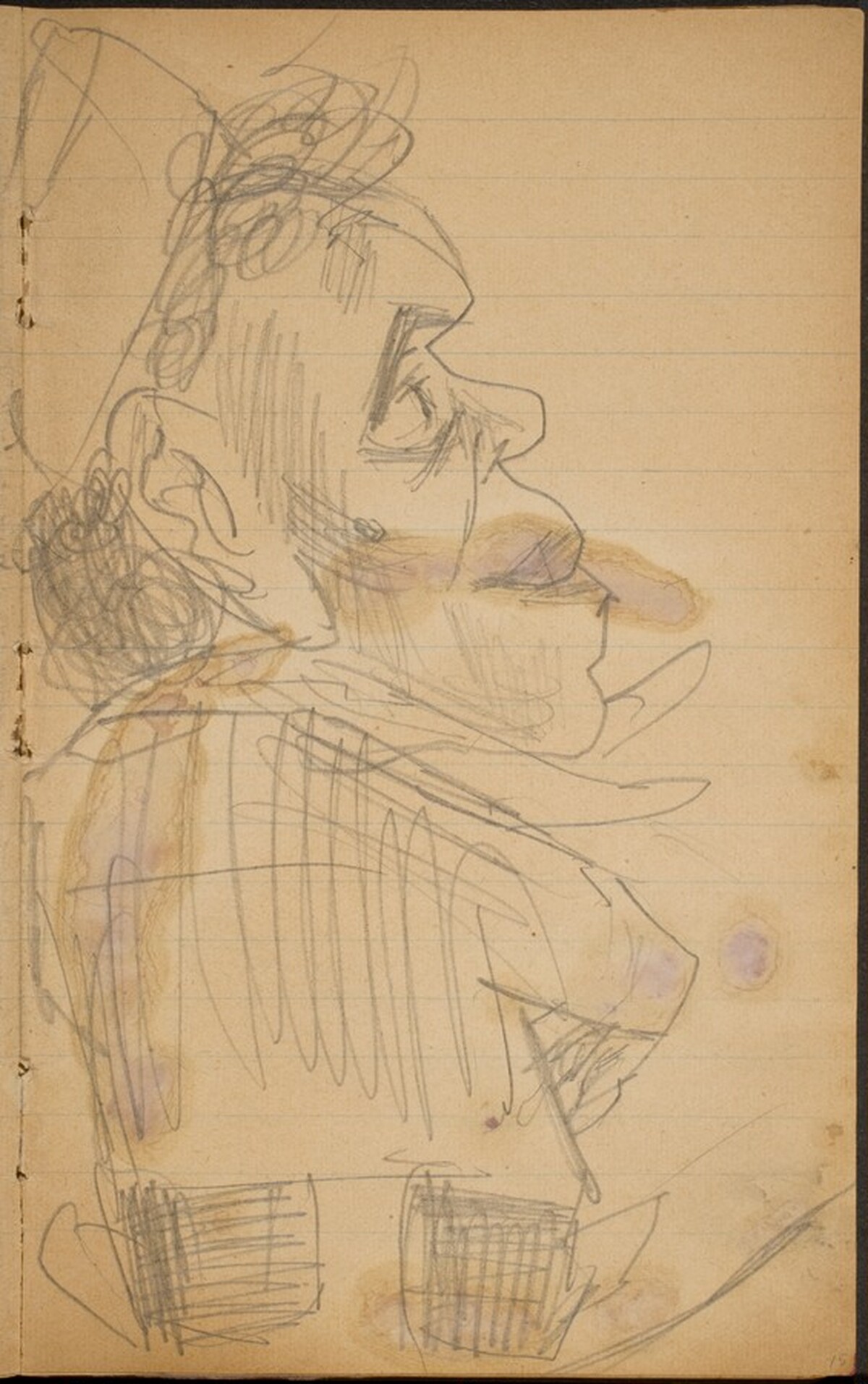 Clown [p. 15] by Max Beckmann