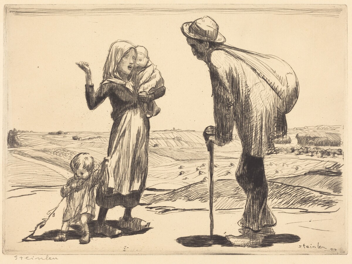 The Distant City (La ville lointaine) by Théophile Alexandre Steinlen