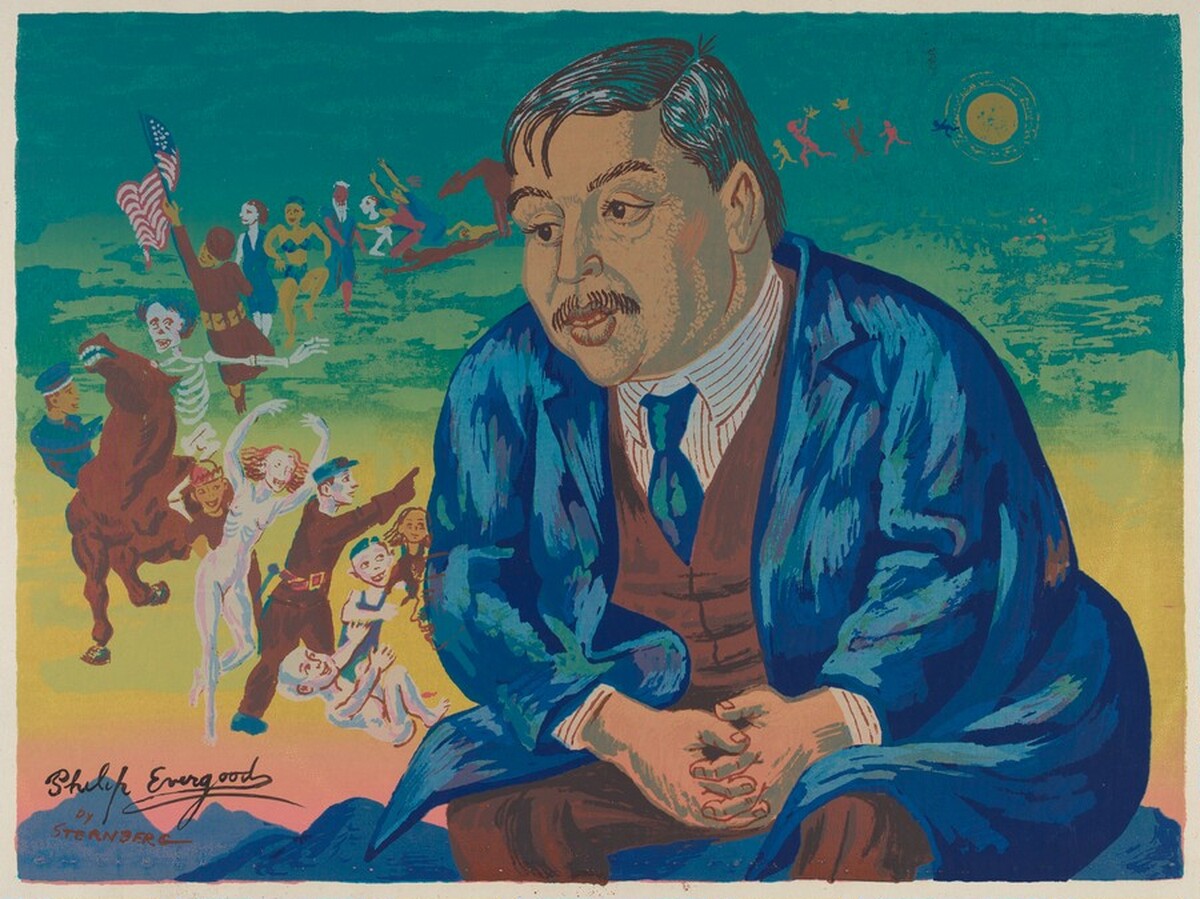 Philip Evergood by Harry Sternberg