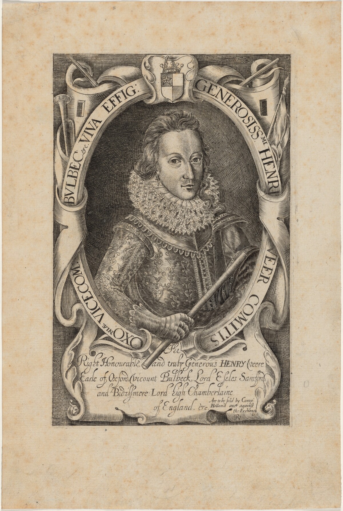 Henry de Vere, Eighteenth Earl of Oxford by Robert Vaughan