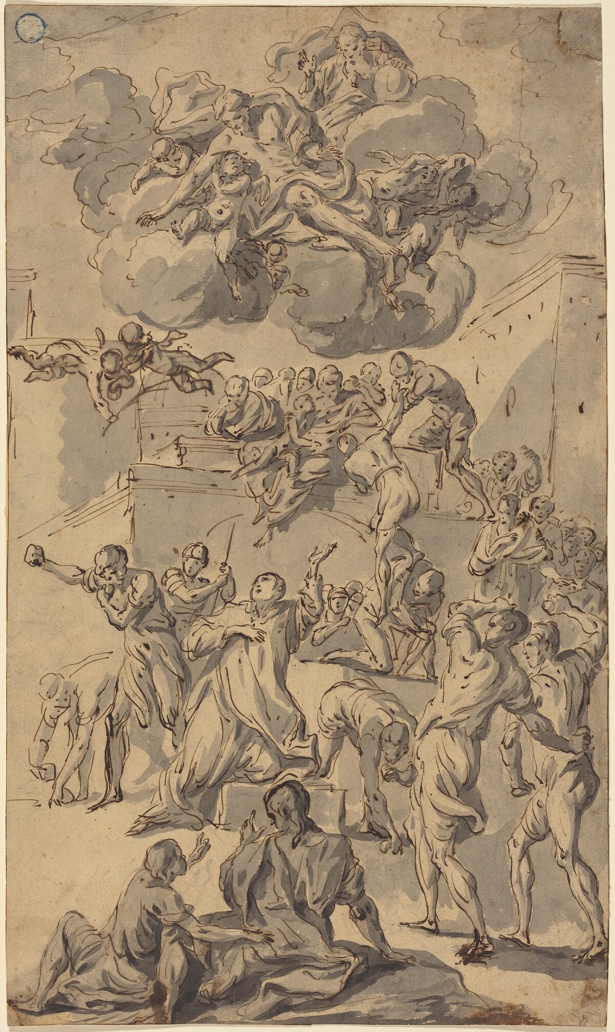 The Stoning of Saint Stephen by Joseph Ignace François Parrocel