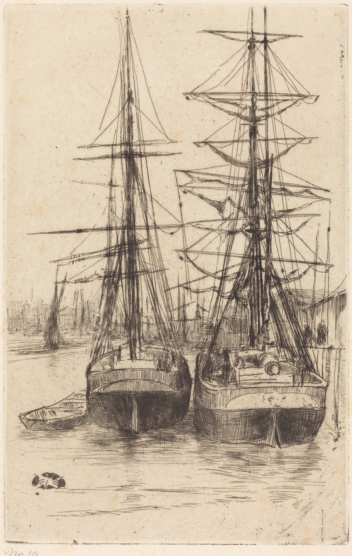 Two Ships by James McNeill Whistler