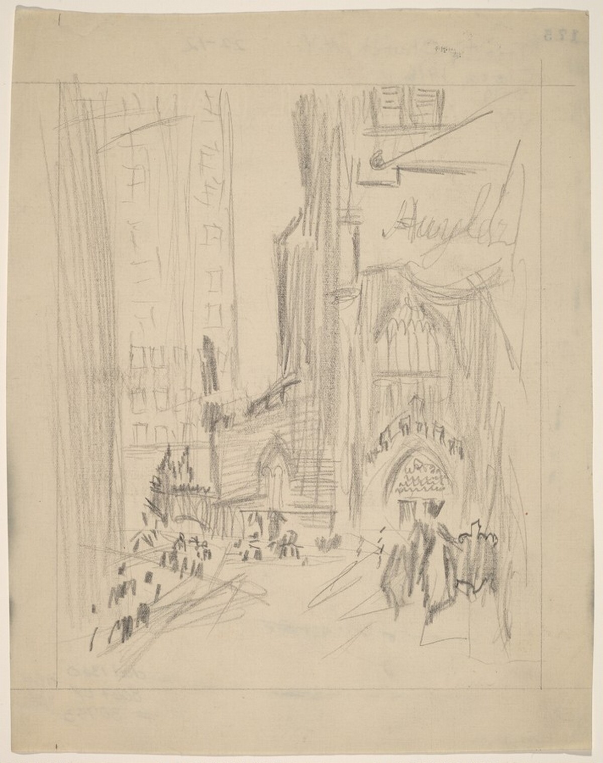 Trinity Church, New York by John Marin