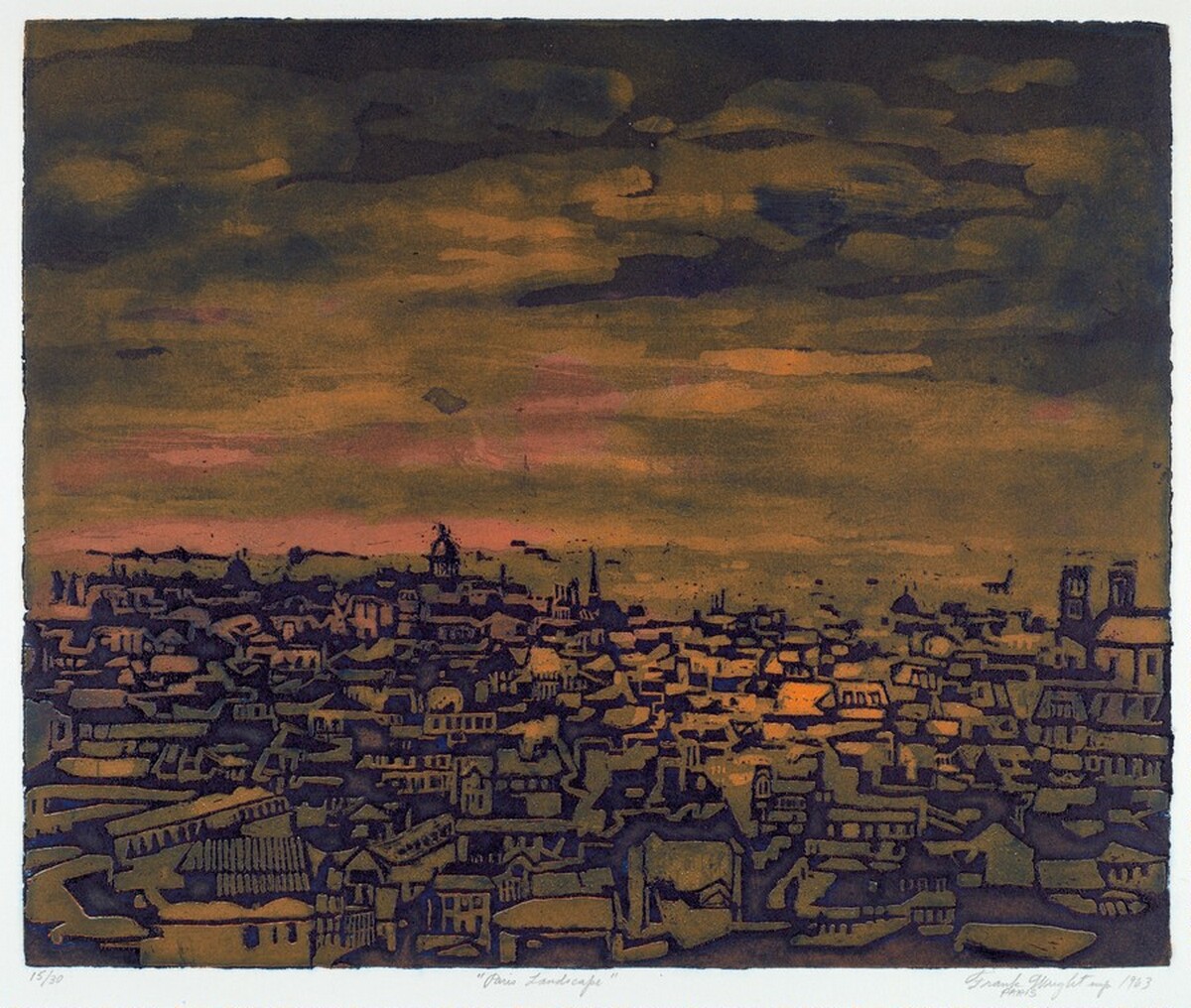 Paris Landscape by Frank Wright