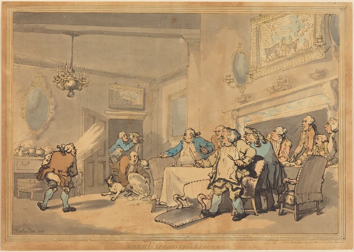 The Disappointed Epicures by Thomas Rowlandson