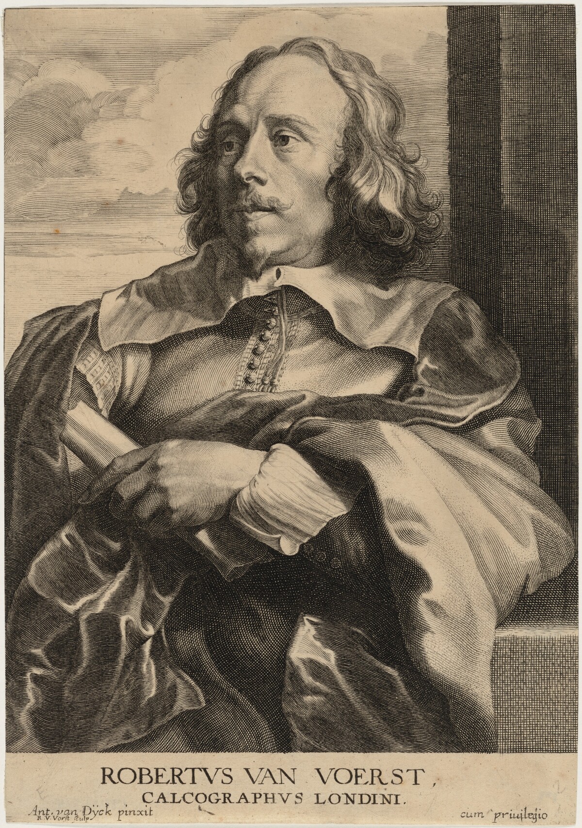 Robert van Voerst by Robert van Voerst after Sir Anthony van Dyck