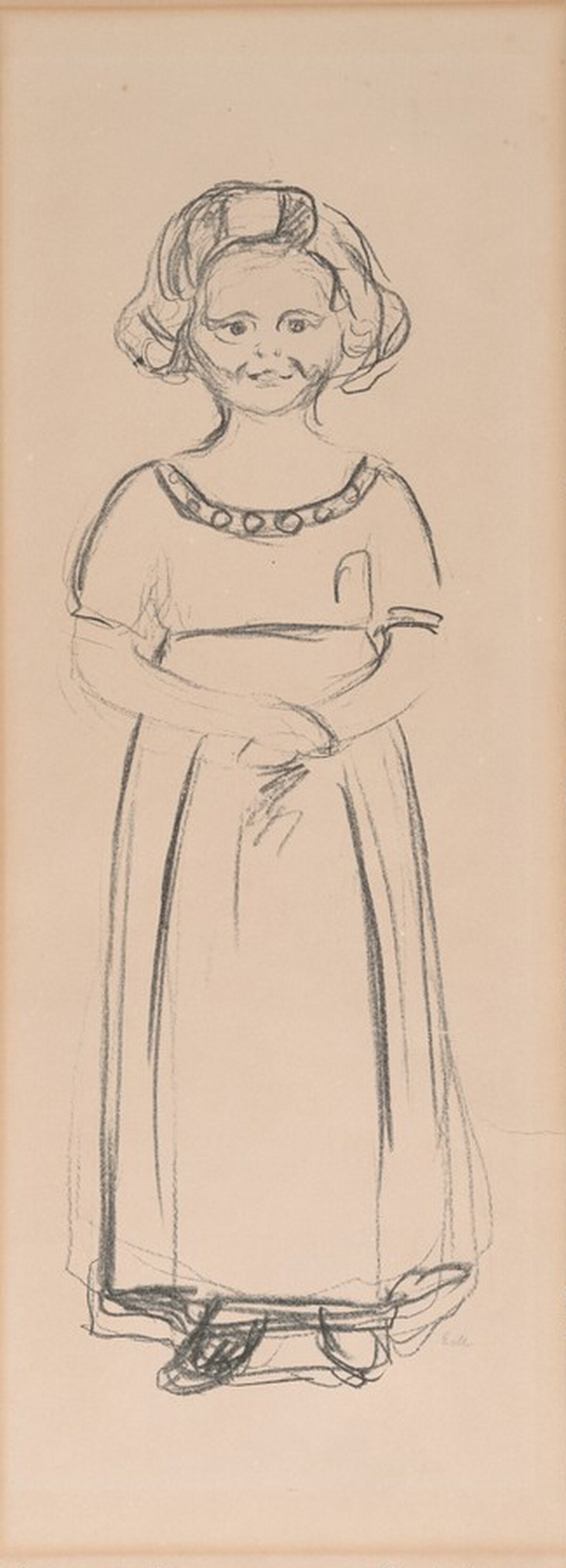 Portrait of Pernille Kirkeby by Edvard Munch