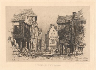 Un Vieux Quartier de Vitré (Ille-et-Vilaine)