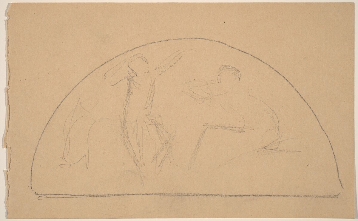 Study for a Lunette by Charles Sprague Pearce