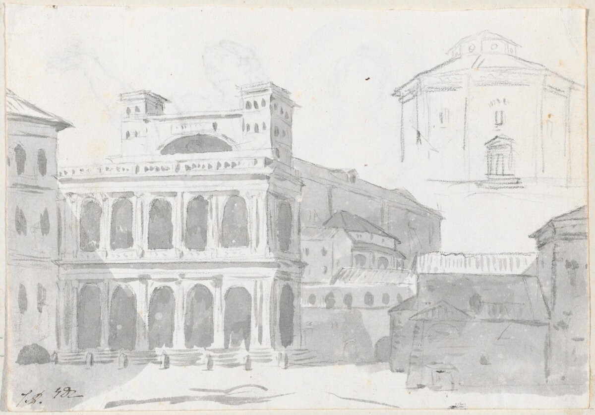 San Giovanni Laterano and a Baptistry by Jacques-Louis David