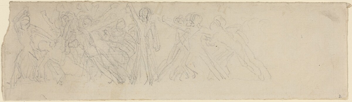 Antique Battle Scene (?) by John Flaxman