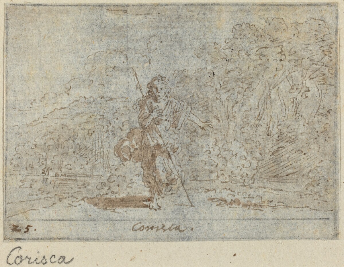 Corisca by Johann Wilhelm Baur