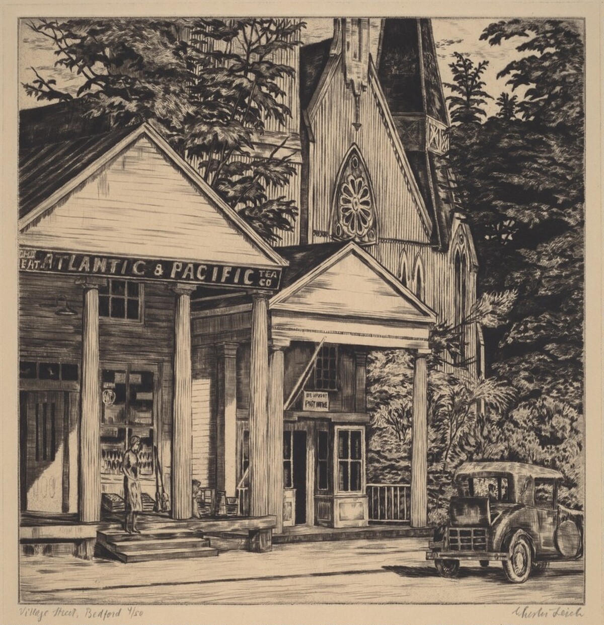 Village Street, Bedford by Chester Leich