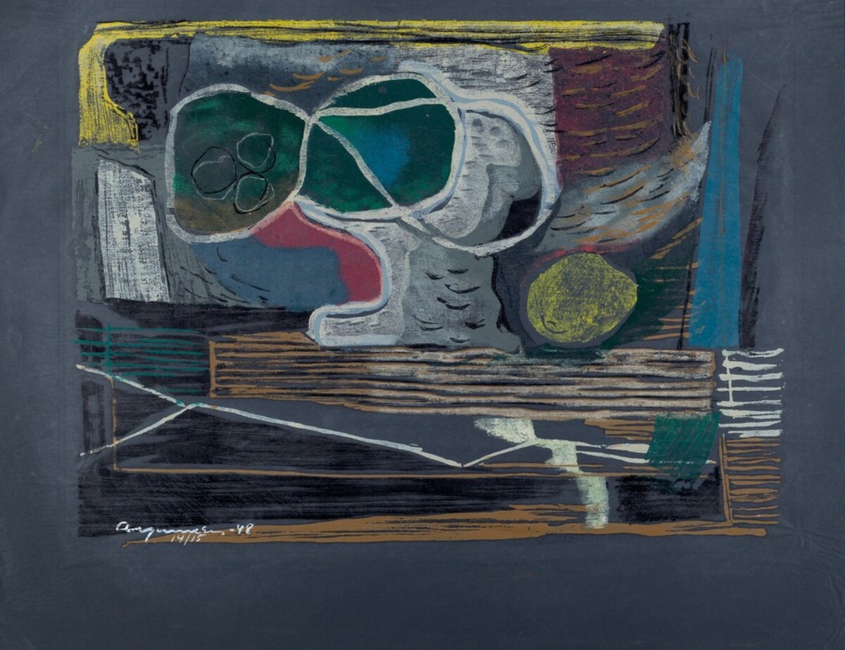 Grey Still Life by Adja Yunkers