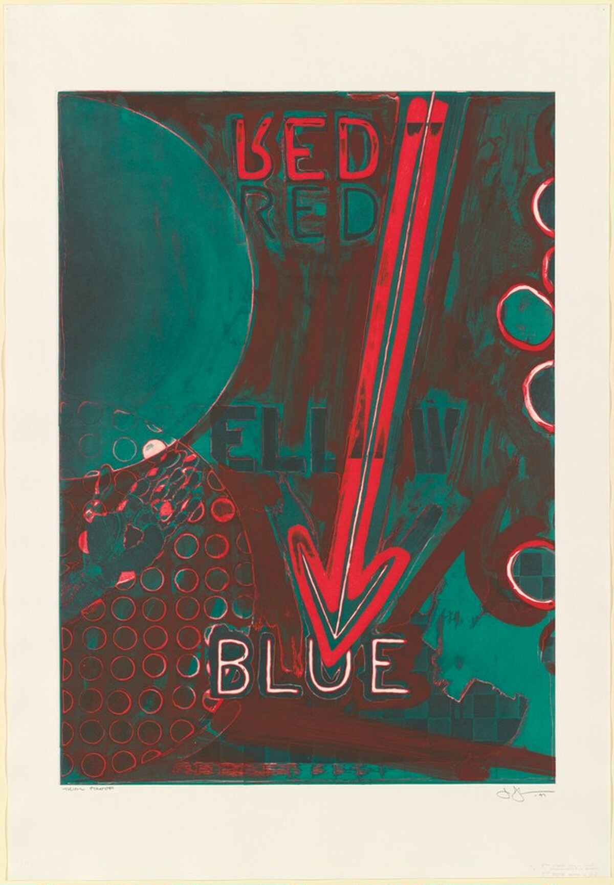 Untitled [trial proof] by Jasper Johns