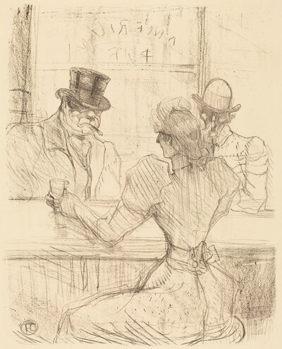 At the Picton Bar, rue Scribe (Au bar Picton, rue Scribe)
