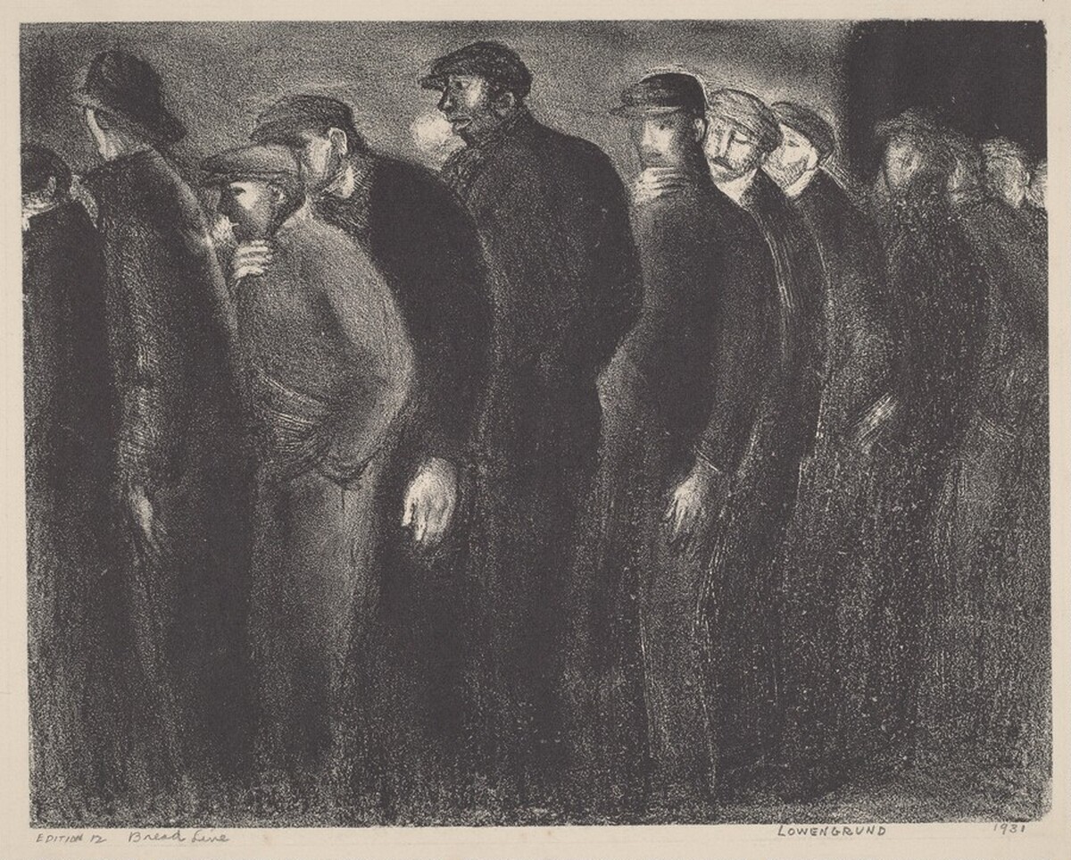 Bread Line by Margaret Lowengrund