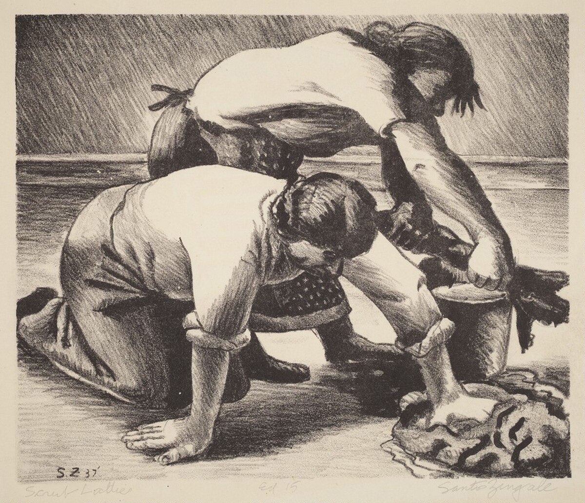 Scrub Ladies by Santos Zingale