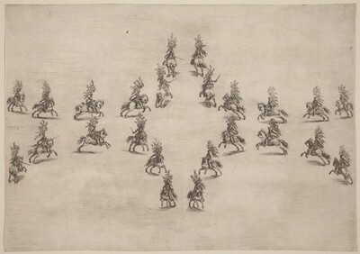 Twenty-Four Cavaliers in an Oval
