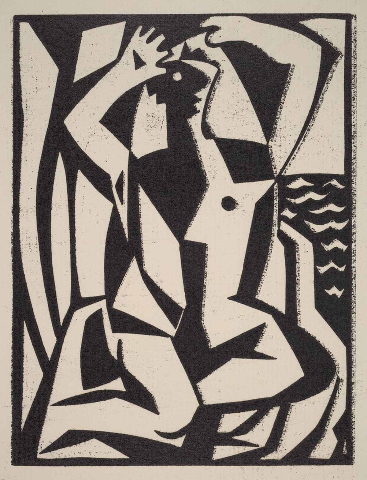 Untitled (Abstraction: Bather) by Carl Robert Holty
