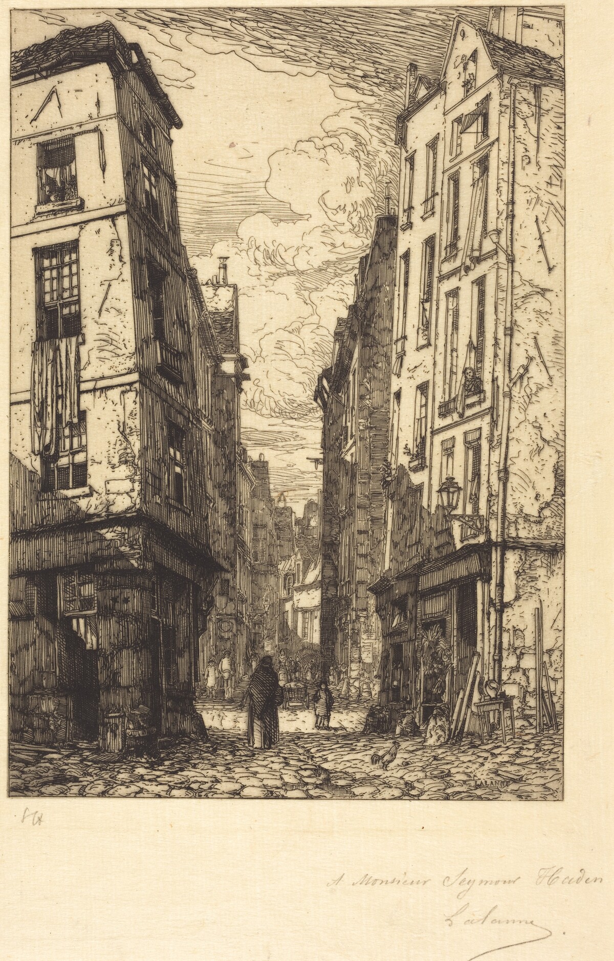 Rue des Marmousets (Quartier de la cite, vieux Paris) by Maxime Lalanne
