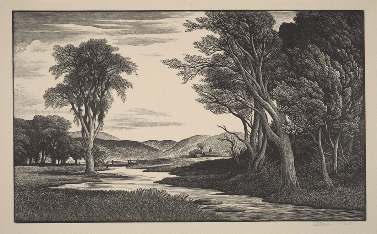 A New England Stream by Thomas W. Nason