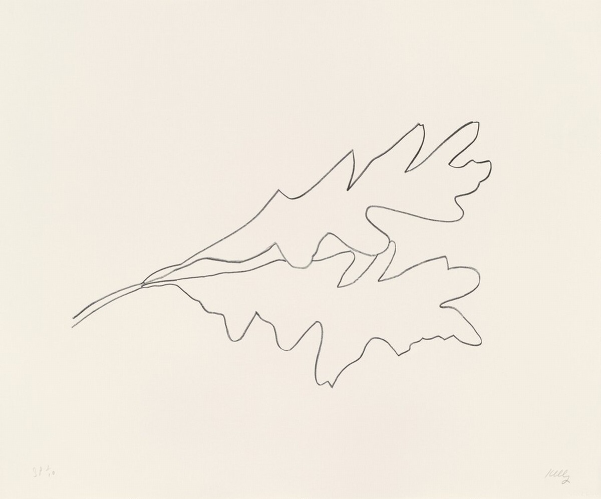 Oak V by Ellsworth Kelly