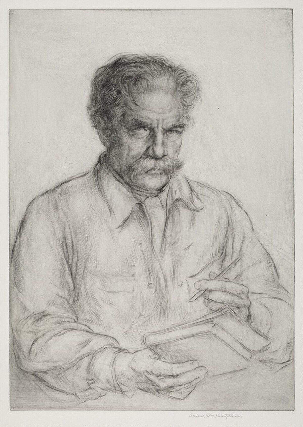 Dr. Albert Schweitzer by Arthur William Heintzelman