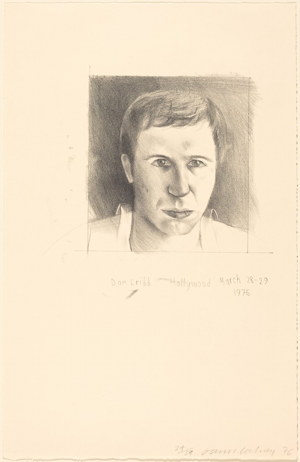 Don Cribb by David Hockney