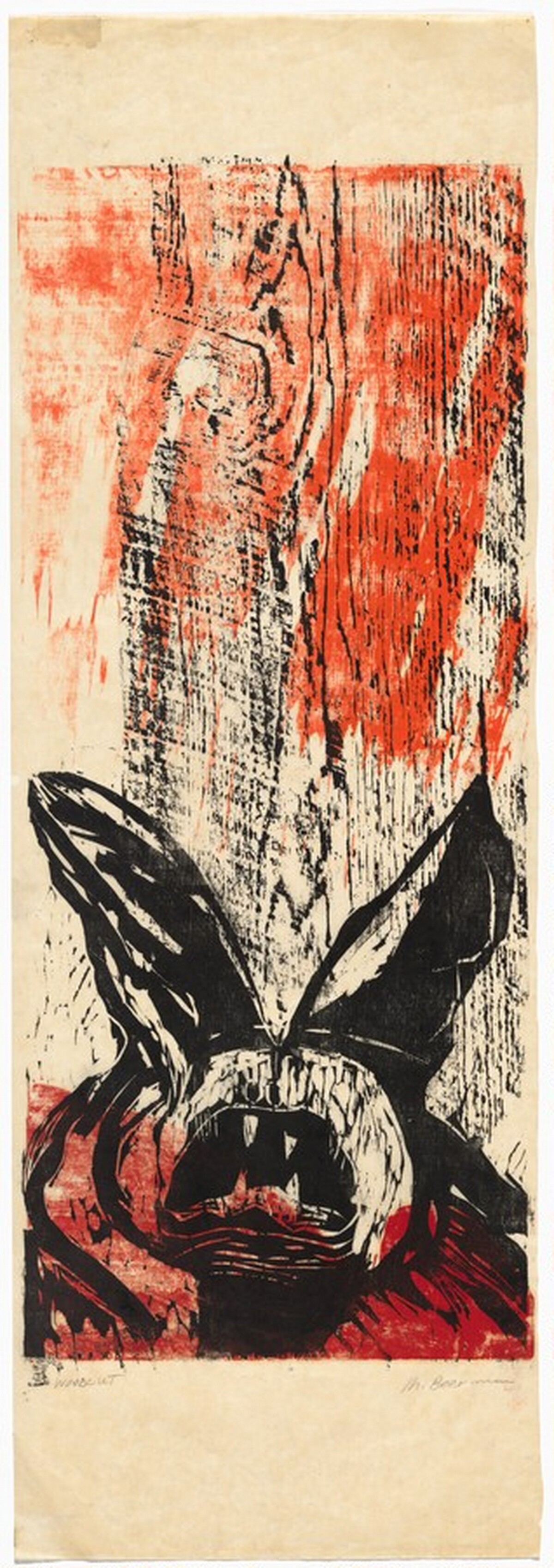Untitled (bat) by Miriam Beerman
