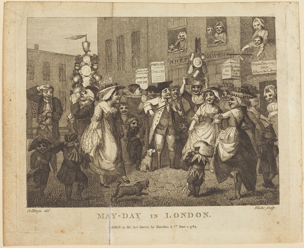 May-Day in London by William Blake after Samuel Collings