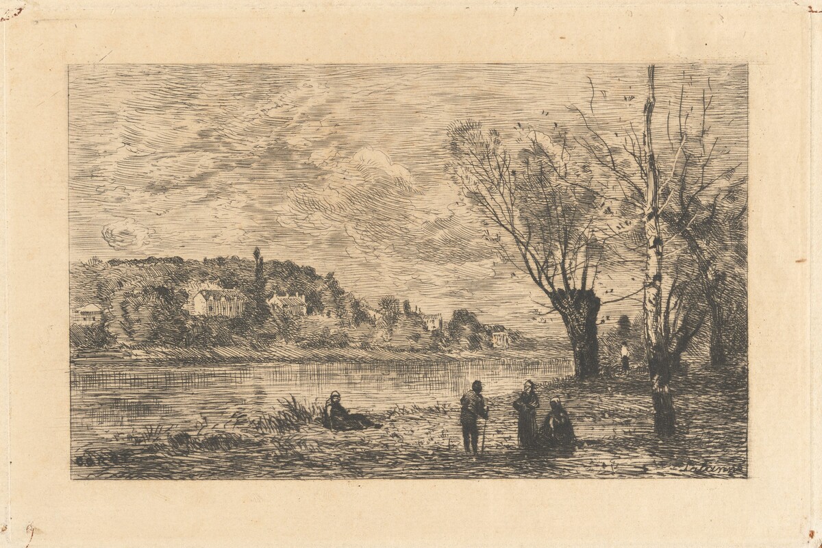 Ville d’Avray by Maxime Lalanne, after Jean-Baptiste-Camille Corot