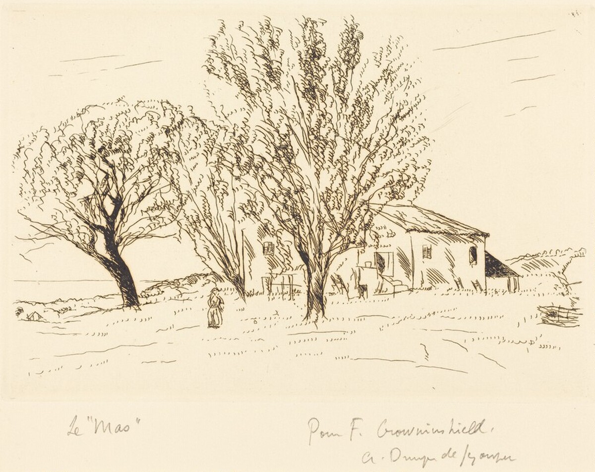 Le "Mas" by André Dunoyer de Segonzac