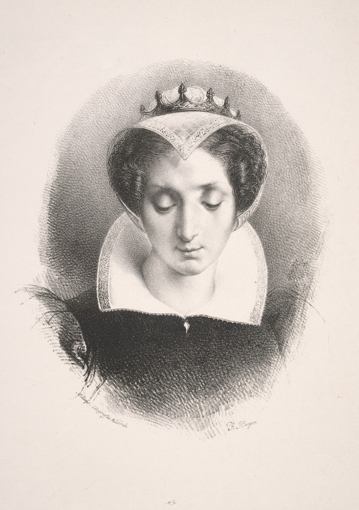 Mary Stuart, Queen of Scots by Francesco Hayez