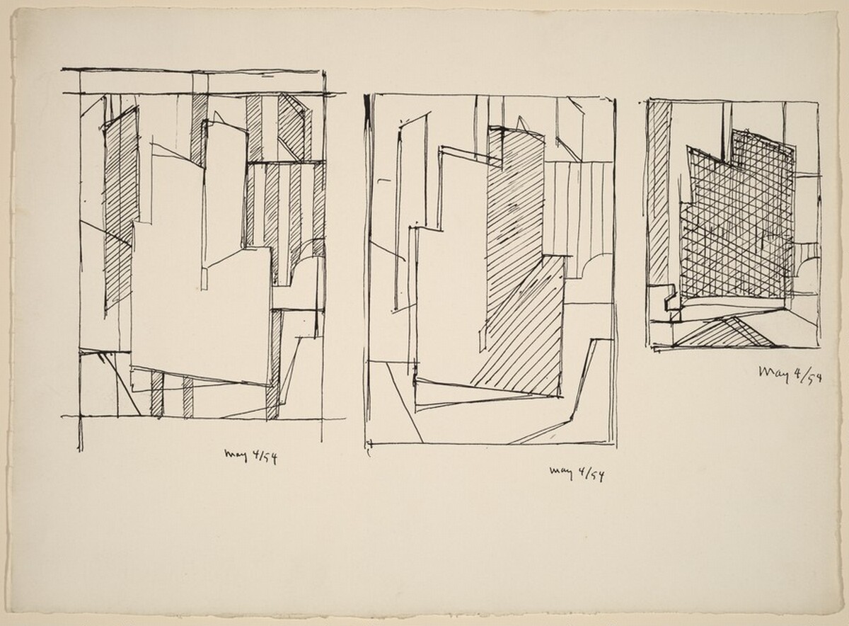Three Composition Studies by Ralston Crawford