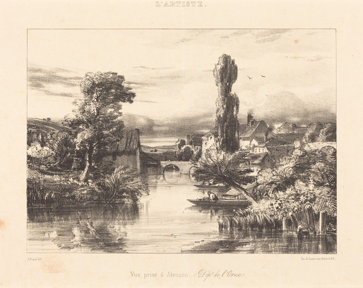 View at Alençon (Vue prise à Alençon) by Jules Dupré