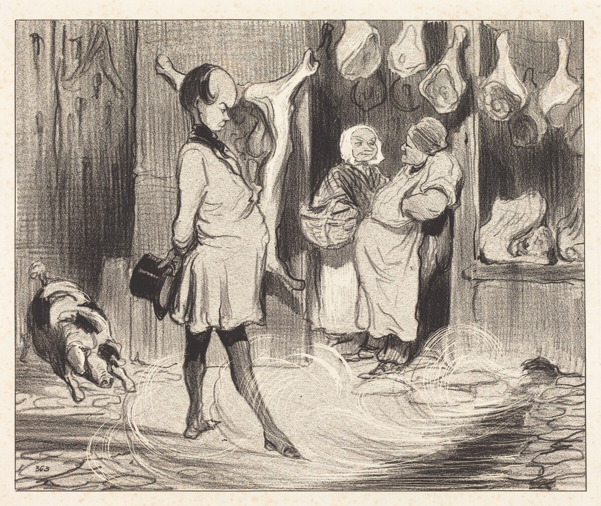 Impressions de voyage d'un grand poete by Honoré Daumier
